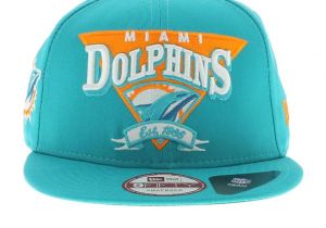 Miami Dolphins Official Colors Miami Dolphins the Team Angle Snapback Team Colors by