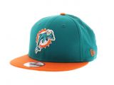 Miami Dolphins Official Colors Pittsburgh Steelers Team Colors the Baycik Snapback Hat