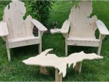 Michigan Shaped Adirondack Chairs Michigan Adirondack Chair by Picwoodusa On Etsy