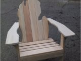 Michigan Shaped Adirondack Chairs Michigan Adirondack Chair Fall Liesure Holiday Gift