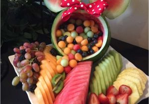 Mickey Mouse Fruit Tray Carved Watermelon Ideas the Idea Room