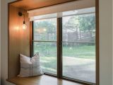 Milgard Windows San Diego Blackbutt Timber Window Seat and Sashless Window by Against the