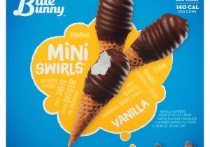 Mini Melts Ice Cream Near Me Blue Bunny Mini Swirls Vanilla Ice Cream Cone 8 Ct Frozen Amazon