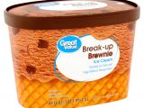 Mini Melts Ice Cream Near Me Great Value Break Up Brownie Ice Cream 48 Oz Walmart Com