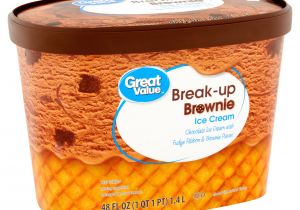 Mini Melts Ice Cream Near Me Great Value Break Up Brownie Ice Cream 48 Oz Walmart Com