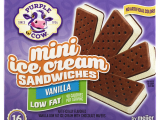 Mini Melts Ice Cream Near Me Purple Cow Vanilla Mini Ice Cream Sandwiches 16 Ct Meijer Com