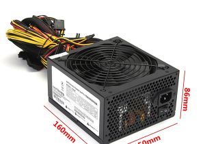 Mining Cart for Sale 1650w Power Supply for 6gpu Eth Rig Ethereum Coin Miner Mining