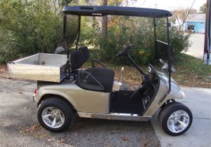 Mining Cart for Sale California Golf Cart Painted Almond Pearl Gas with High Performance Header