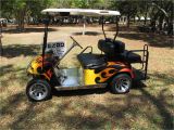 Mining Cart for Sale Flame Cart From Woofapaloosa Custom Golf Carts Custom Golf Carts