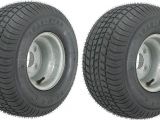 Mining Cart Wheels for Sale Amazon Com Ecustomrim 2 Pack Trailer Tires On Galvanized Rims 18 5