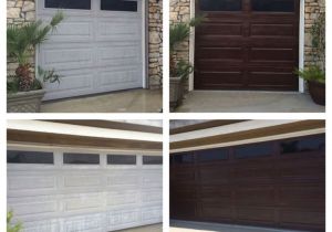 Minwax Gel Stain Metal Garage Door Diy Garage Door Makeover Using Minwax Gel Stain In Hickory