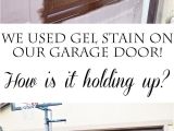 Minwax Gel Stain On Garage Door Diy Gel Stain Garage Door Update