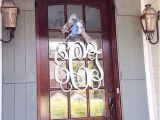 Monogram C for Front Door 28×28 3 Letter Wooden Monogram with Bow Front Door