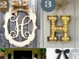 Monogram Front Door Decoration 36 Creative Front Door Decor Ideas Not A Wreath