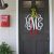 Monogram Front Door Decoration A Proper Monogram Christmas Chatter Holly Mathis Interiors