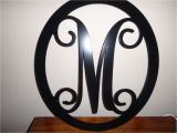 Monogram Front Door Hanger 12 Metal Monogram Door Hanger Front Door by Housesensationsart