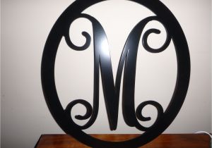 Monogram Front Door Hanger 12 Metal Monogram Door Hanger Front Door by Housesensationsart