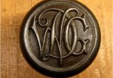 Monogram Front Door Knob Cast Iron Victorian Monogram Door Knob Metals Pinterest