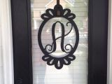 Monogram Front Door Letters Christmas Door Decor Letter Of Recommendation