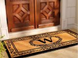 Monogram Front Door Mat Hudson Monogrammed Door Mat Frontgate