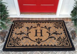 Monogram Front Door Mat Mongrammed Door Mat From Frontgate