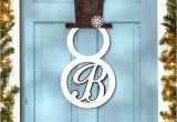 Monogram H for Front Door Monogram Snowman Front Door Hangers Wall Decor Metal 15