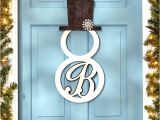 Monogram H for Front Door Monogram Snowman Front Door Hangers Wall Decor Metal 15