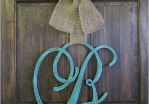 Monogram Initials for Front Door Front Door Decor Ideas Decozilla