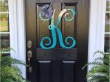 Monogram Initials for Front Door Initial Monogram Front Door Wreath From Housesensations