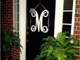 Monogram Initials for Front Door Initial Monogram Front Door Wreath From Housesensations
