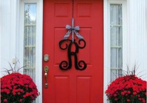 Monogram Letters for Front Door Kirklands Monogrammed Letter for Front Door Image 0 Monogram Letters