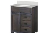 Morriston Barn Door Farmhouse Vanity Shop Style Selections Morriston Distressed Java Single