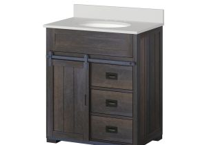 Morriston Barn Door Farmhouse Vanity Shop Style Selections Morriston Distressed Java Single