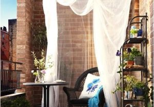 Mosquito Netting for Apartment Balcony Design Inspiration Small Apartment Balconies Paperblog