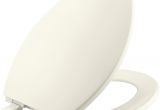 Most Comfortable toilet Seat Shape Kohler Grip Tight Cachet Q3 Elongated Closed Front toilet