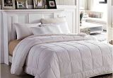Most Fluffy Down Alternative Comforter Amor Amore White soft Fluffy Reversible solid Beding