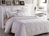 Most Fluffy Down Alternative Comforter Amor Amore White soft Fluffy Reversible solid Beding