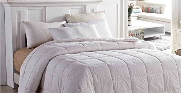 Most Fluffy Down Alternative Comforter Amor Amore White soft Fluffy Reversible solid Beding