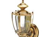 Motion Coach Lights Home Depot Cci 19 In Antique Brass Motion Activated Outdoor Beveled