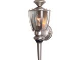 Motion Coach Lights Home Depot Cci 19 In Pewter Motion Activated Outdoor Beveled Glass