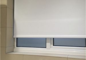 Motorized Blackout Shades with Side Channels Pvc Roller Blind Installation Idei Rolete Textile Blinds