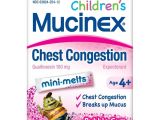 Mucinex Mini Melts Near Me Amazon Com Mucinex Children S Chest Congestion Expectorant Mini