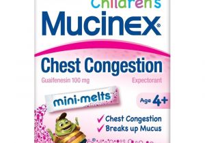 Mucinex Mini Melts Near Me Amazon Com Mucinex Children S Chest Congestion Expectorant Mini