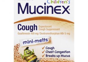 Mucinex Mini Melts Near Me Amazon Com Robitussin Children S Long Acting 8 Hour Cough Cold