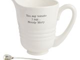 Mud Pie Bloody Mary Pitcher Mud Pie 4551021 80 Oz Ceramic Bloody Mary Pitcher Set