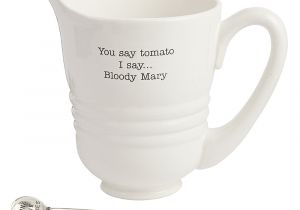 Mud Pie Bloody Mary Pitcher Mud Pie 4551021 80 Oz Ceramic Bloody Mary Pitcher Set