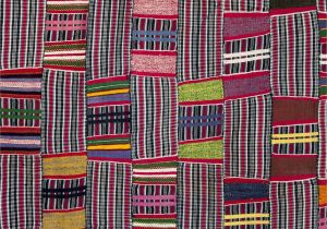 Mudcloth Fabric by the Yard Africa Details From A Strip Woven Cloth From the Ewe People Of