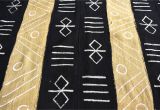 Mudcloth Fabric by the Yard Hand Crafted Bogolan Fabric Mali Mud Cloth African Cloth Etsy