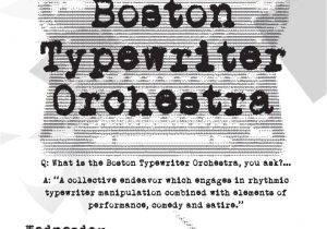 Music Stores Near Watertown Ny Boston Typewriter orchestra Charles River Museum