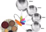 Name Of Measuring tools for Cooking Stainless Steel Measuring Cup Kitchen Measuring Spoons Scoop for